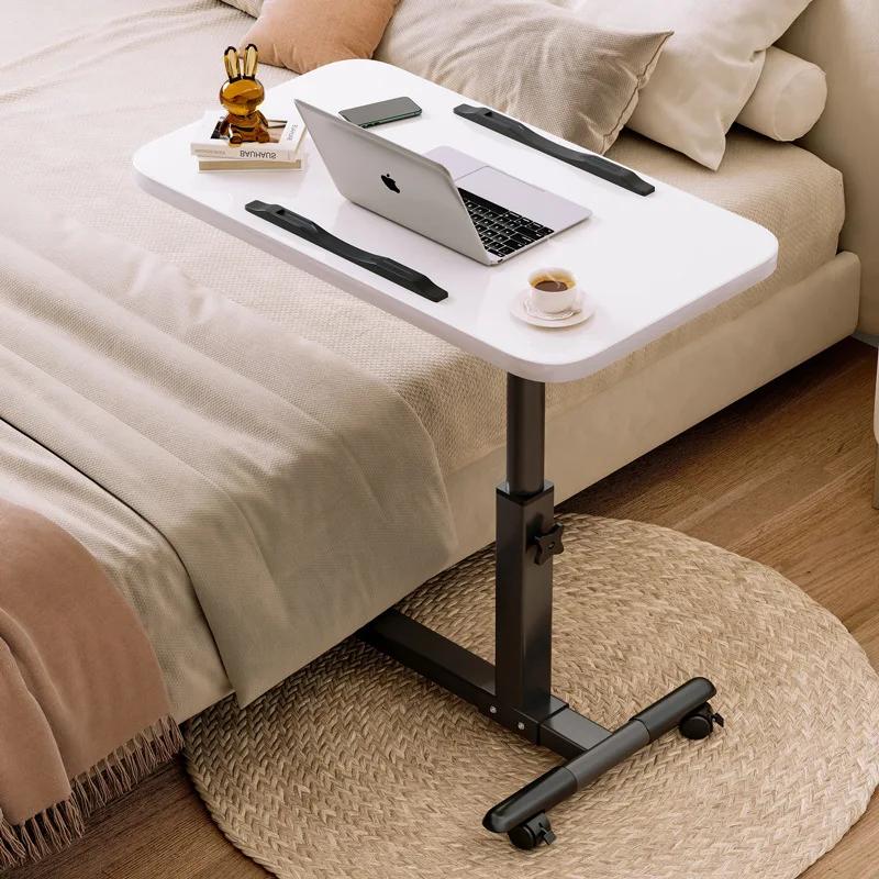 Floor-to-ceiling bedside table, minimalist height-adjustable desk, folding modern computer desk, lazy home bedroom,